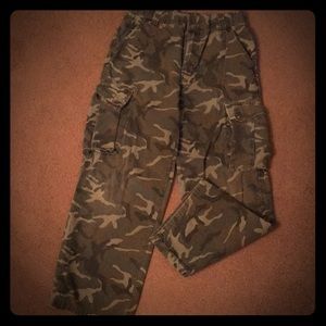 Kids Camouflage Cargo Jeans